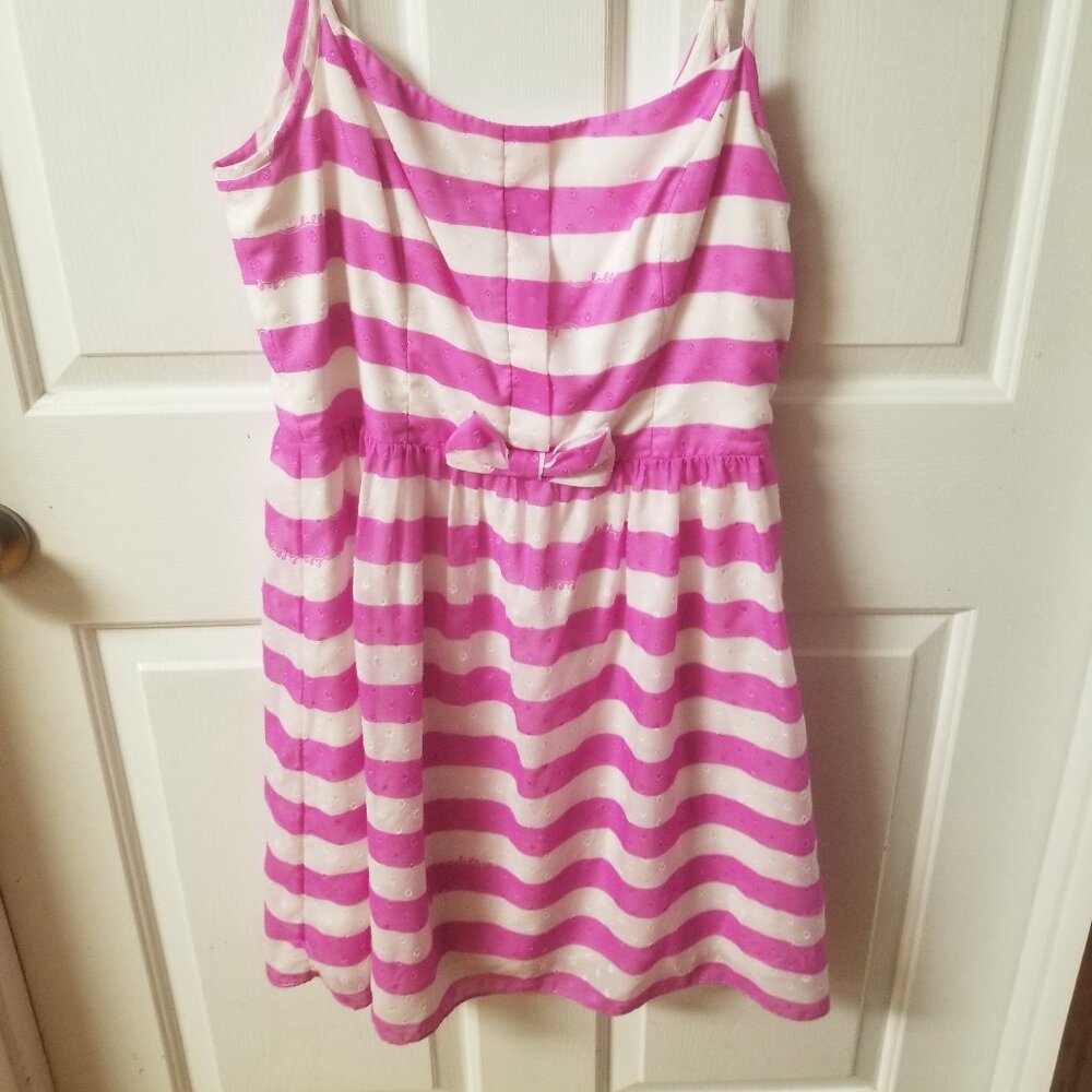 Lilly Pulitzer Pink Pansy Awning Striped Antonia